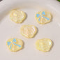 UV Plating Heart Acrylic Beads 20mm Cat Face Pastel Resin 10pcs 11
