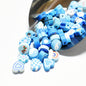 Slice Clay Beads 10mm Multicolor Hearts Flowers Stars Fruit 100pcs 10