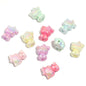 Glow KT Cat Acrylic Beads 15x20mm Pastel Luminous 50pcs 7