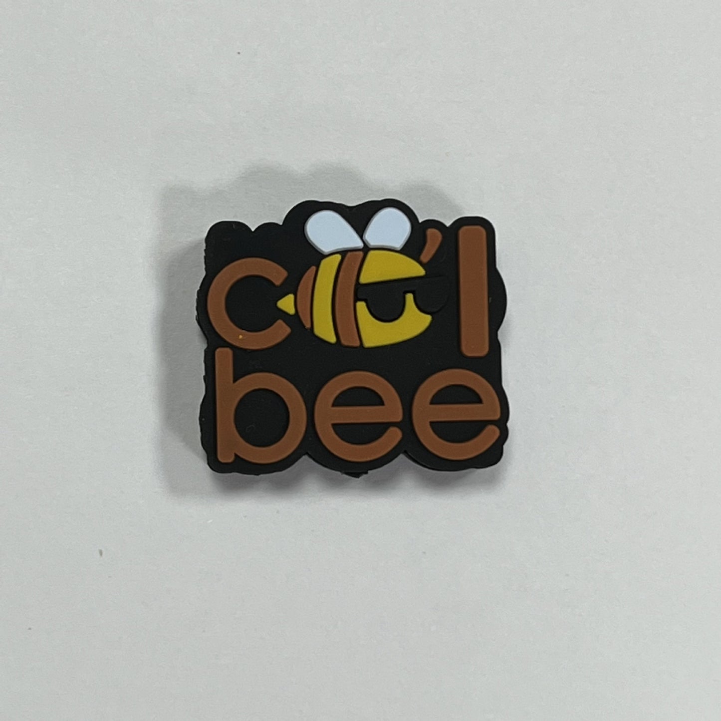 Silicone Focal Beads Animal Bee Glow In The Dark Honeycomb With Text 20pcs 7