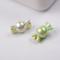 UV Plating Round Acrylic Beads 21mm Candy Colors 50pcs 7