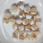 Glitter Cream 10 12 16mm Resin Beads Double Color Swirls 20pcs 10