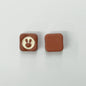 Painted Acrylic Beads 14mm Melad Color Pattern Enamel 100pcs 11