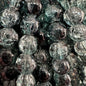 Crackle Round Glass Beads 10mm Dual Color Gradient Lavender Gold 10Strands 11