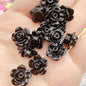 Japanese Camellia Acrylic Beads 12mm Pastel Colors 100pcs 11