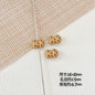 Heart and Rabbit Metal Beads Polka Dot Painted Alloy 10pcs 20