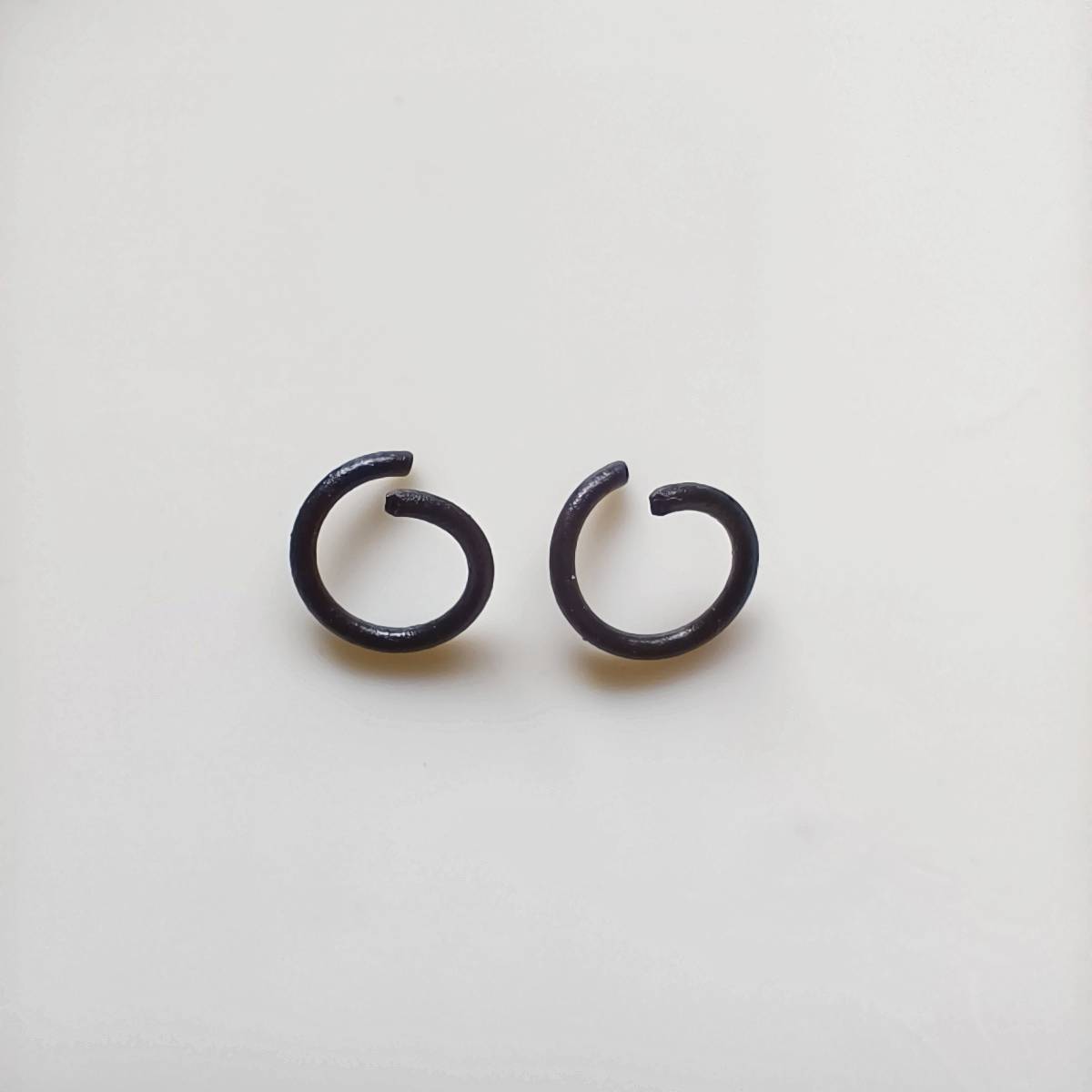 Metal Painted Jump Rings 10mm Baking Finish Colorful 500pcs 15