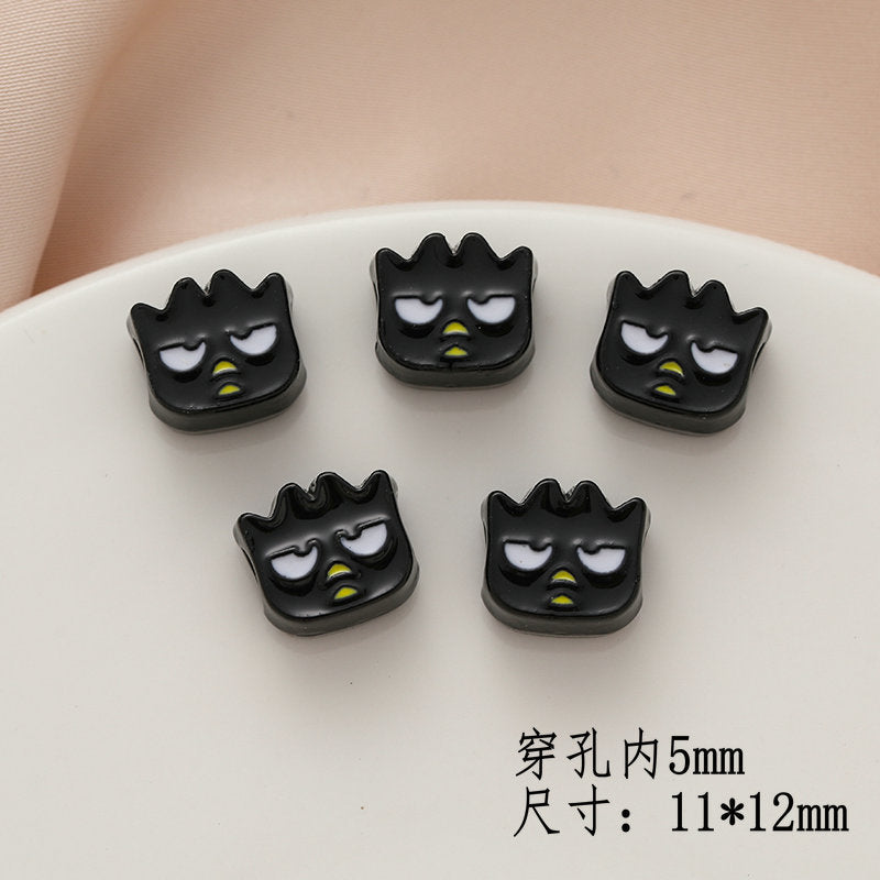 Cartoon Character Metal Beads Painted Enamel Alloy 10pcs 28