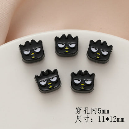 Cartoon Character Metal Beads Painted Enamel Alloy 10pcs 28