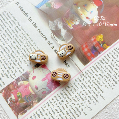Round Metal Beads Cappuccino Color Smooth Finish 20pcs 10
