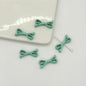 Eight Character Shaped Bow Tie Metal Beads 10*22mm Baking Painted 10pcs 13