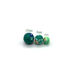 Round Clay Beads 6-8-10mm Vintage Pattern Polymer 1000pcs 5
