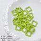 Hollow Clover Frame Acrylic Beads 13mm Colorful Mixed 100pcs 14