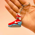 PVC Fashion Sports Shoes Keychain Mini Sneaker Charm Vibrant Colors 3
