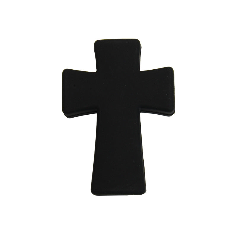 Silicone Focal Beads Cross Sunflower Skull Camouflage 20pcs