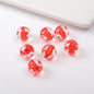 Transparent Star Core Acrylic Beads 9.8mm Colorful Mixed 200pcs 7