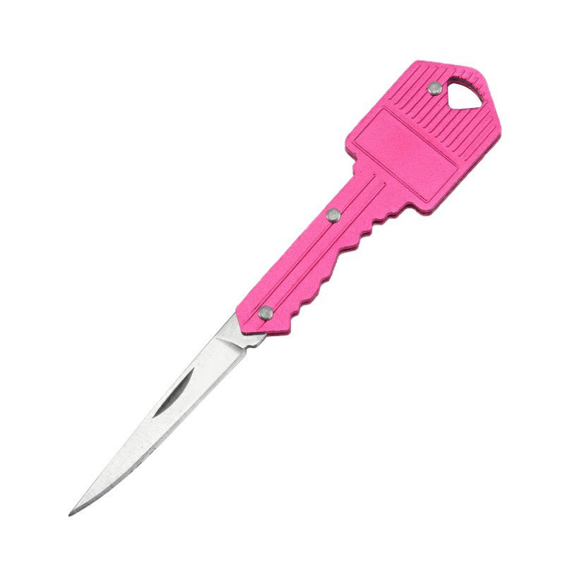 Mini Folding Knife Keychain Stainless Steel Outdoor Survival Tool 12