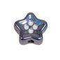 Plating Star and Heart Button Acrylic Beads 11mm Assorted Colors 50pcs 23