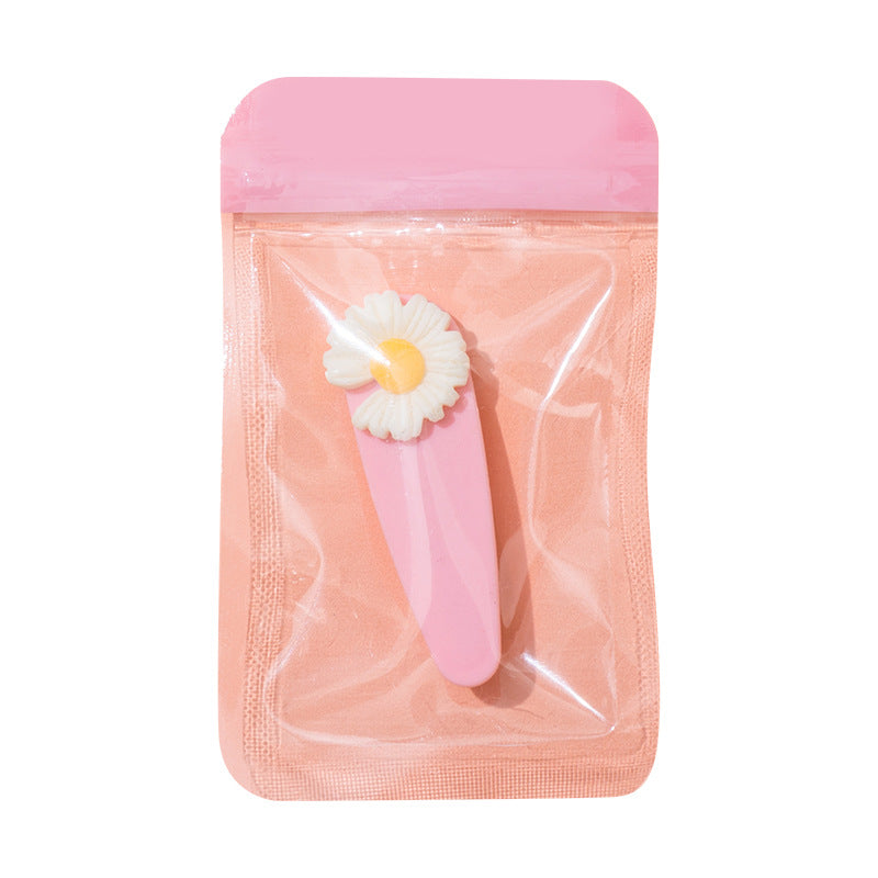 Zip Lock Bags Transparent PE Plastic Morandi Color Top Seal 10pcs 4