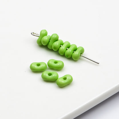 Acrylic Peanut Spacer Beads 6mm Glow In The Dark 200pcs 17