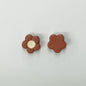 Painted Acrylic Beads 14mm Melad Color Pattern Enamel 100pcs 14