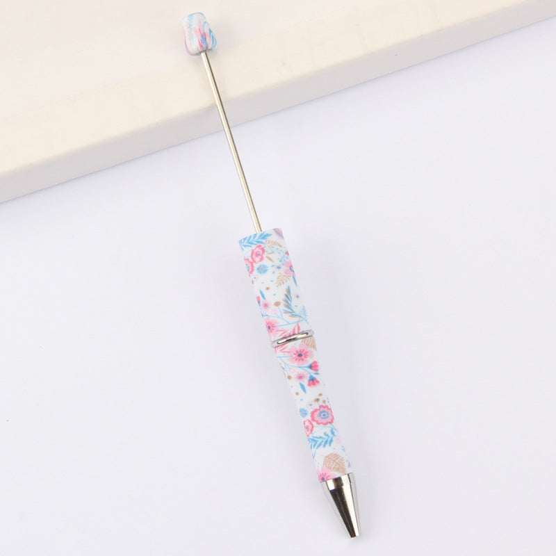 Beadable Pen Printed Pattern Plastic Light Weight