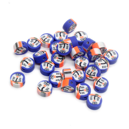 Animal Character Flat Clay Beads 10mm Colorful Mixed 1000pcs 5