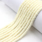Flat Clay Beads 6mm Solid Color Smooth Polymer Disc 10strands 4