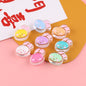 Transparent Enamel Lollipop Series Acrylic Beads 20-30mm Playful Mixed 20pcs 22