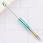 Beadable Plastic Pens 101 Colors Matte Pastel Shimmering Rainbow