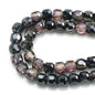 Faceted Glass Beads 8mm Plating Large Hole Mixed Colors 50pcs 19