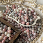 Crackle Round Glass Beads 10mm Imitation Jade Pastel Colors 40pcs 8