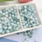 Czech Glass Beads Round 8mm Ink Painting Gradient Pastel 100pcs 8