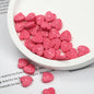 Mini Spiral Heart Acrylic Beads 11mm Colorful Mixed 50pcs 12
