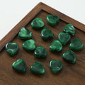 Japanese Ink Dyed Flat Heart Acrylic Beads 14mm Glossy Marbled 50pcs 5