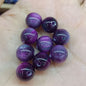 Gradient Resin Beads 16mm Round Dark Ocean Colors Glossy 20pcs 3