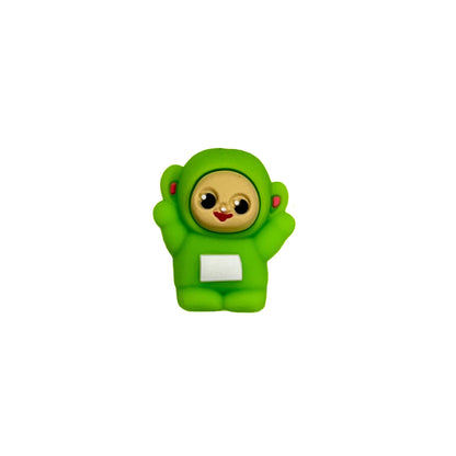Silicone 3D Focal Beads Cartoon Baby Antenna Smiling Face Raised Antennae 20pcs 7
