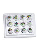 Plating Halloween Witch Acrylic Round Beads 16mm Mixed 50pcs 5