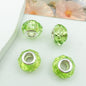 Mixed Design Resin Spacer Beads Green Tone Bulk 40pcs 13