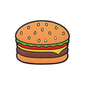 Silicone Focal Beads Food Hamburger and Soda Can Set 20pcs 5