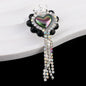 Heart Clay Beads 25mm Imitation Mocha Diamond Tassel Crown 6pcs 11