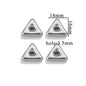 Stainless Steel Geometric Spacer Beads 5pcs 16