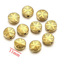 Stainless Steel Faceted Square and Round Metal Beads 9/11mm Color Retaining 10pcs 6