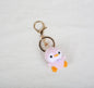 Crochet Penguin Keychain Pastel Colors with Bow Tie 1pc 8