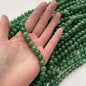 Crackle Round Glass Beads 10mm Ice Cracked Imitation Jade 40pcs 8