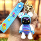 PVC Graffiti Bear Keychain Trendy Street Art Design 7