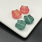 Cat Transparent Glass Beads 14mm Pastel Translucent 100pcs 6