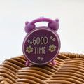 Silicone 3D Focal Beads Good Time Alarm Clock Rounded Base 20pcs 6
