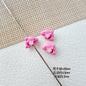 Dolphin and Birthday Bear Metal Beads 15 17mm Painted Alloy 10pcs 9