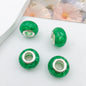 Mixed Design Resin Spacer Beads Green Tone Bulk 40pcs 10